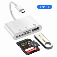 ARMORCASE™ 3-in-1 USB-C Hub Adapter — SD Card, TF Card & USB-A in One