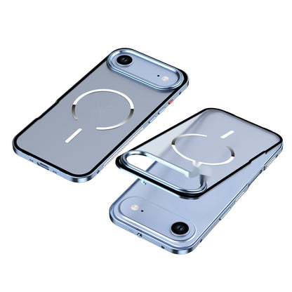ARMORCASE™ Frosted Magnetic Ring Metal Frame Case — MagSafe-Ready Hard Cover for iPhone