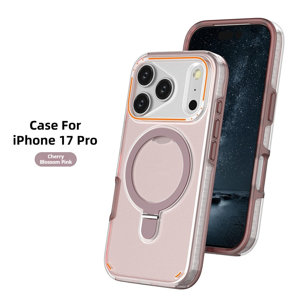 ARMORCASE™ Magnetic Ring Stand Case — 360° Grip, MagSafe iPhone 17 Series