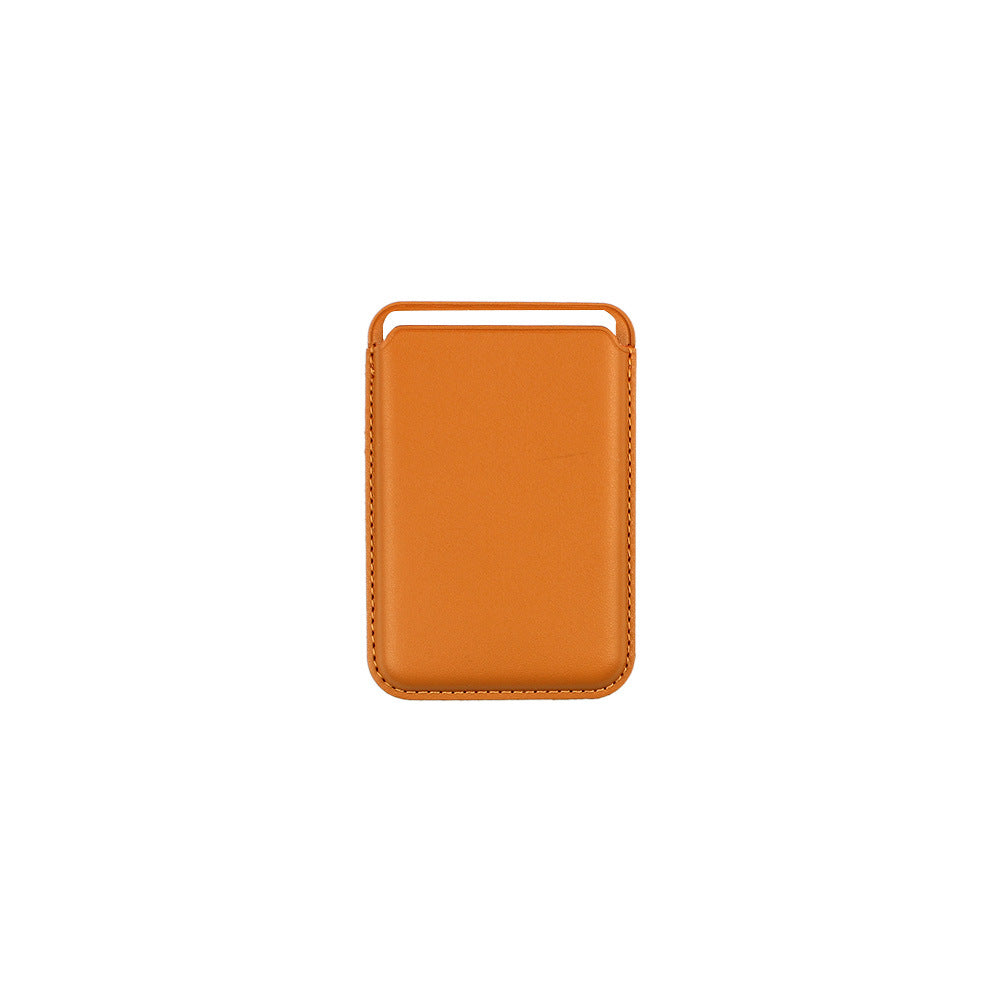 ARMORCASE™ Magnetic Card Sleeve — Faux Leather Phone Wallet, MagSafe-Compatible, 3 Colors