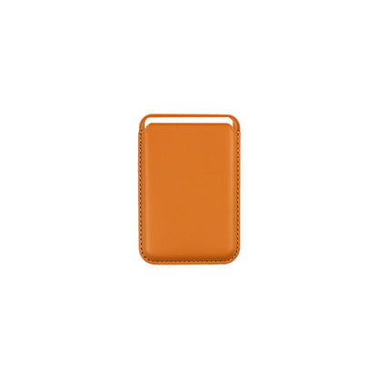 ARMORCASE™ Magnetic Card Sleeve — Faux Leather Phone Wallet, MagSafe-Compatible, 3 Colors