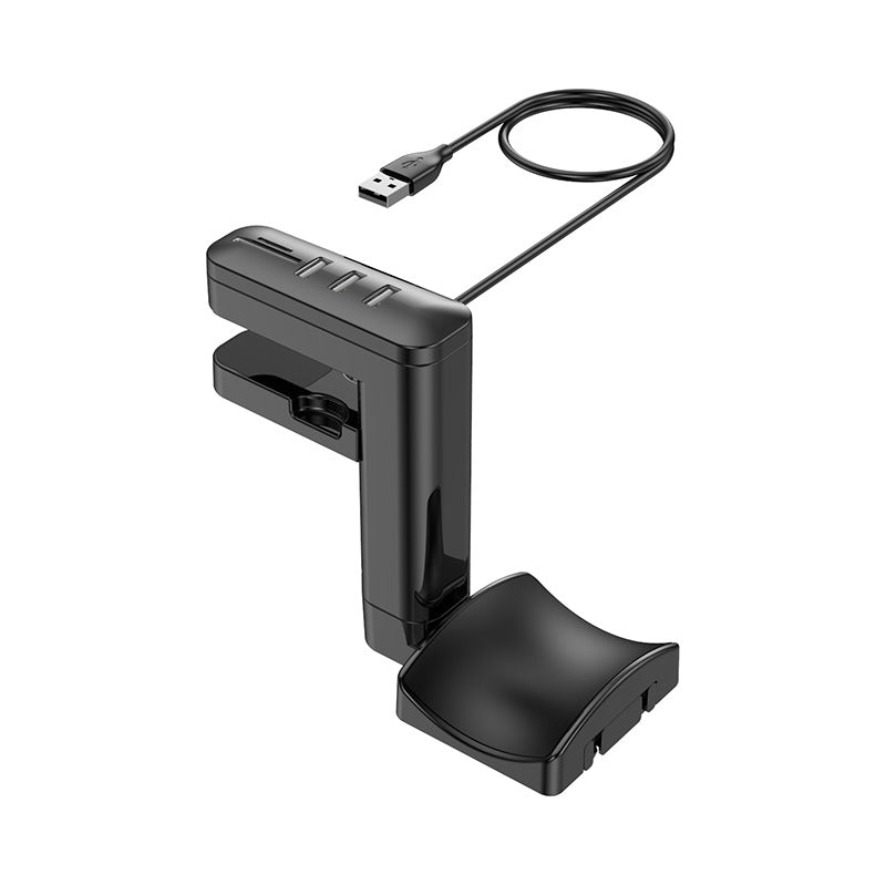 ARMORCASE™ DeskGrip Pro — 360° Swivel Headphone Desk Hook | USB Hub, Cable Organizer | Clamp-On, No Drilling