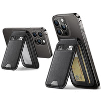 ARMORCASE™ Magnetic Phone Card Holder — Genuine Leather, MagSafe-Compatible, 3 Colors