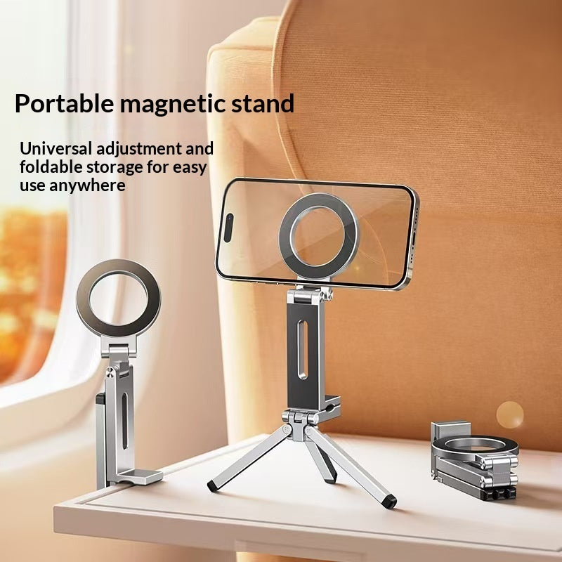 ARMORCASE™ Clip-On Magnetic Phone Holder — Rotating, Foldable, Travel-Ready